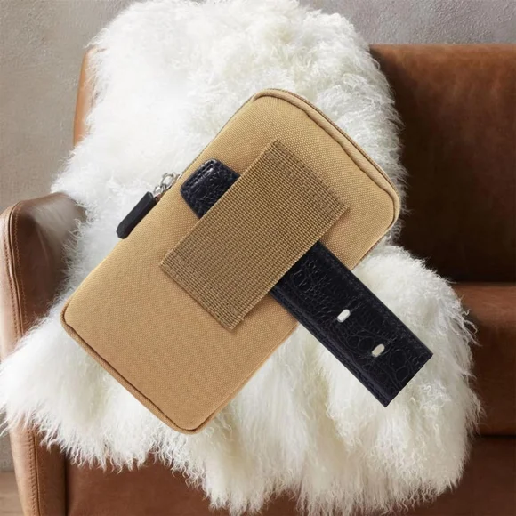 👣4/$20. Tactical Cell Phone Holster for Belt with 2 Zippered Compartments - Picture 4 of 9